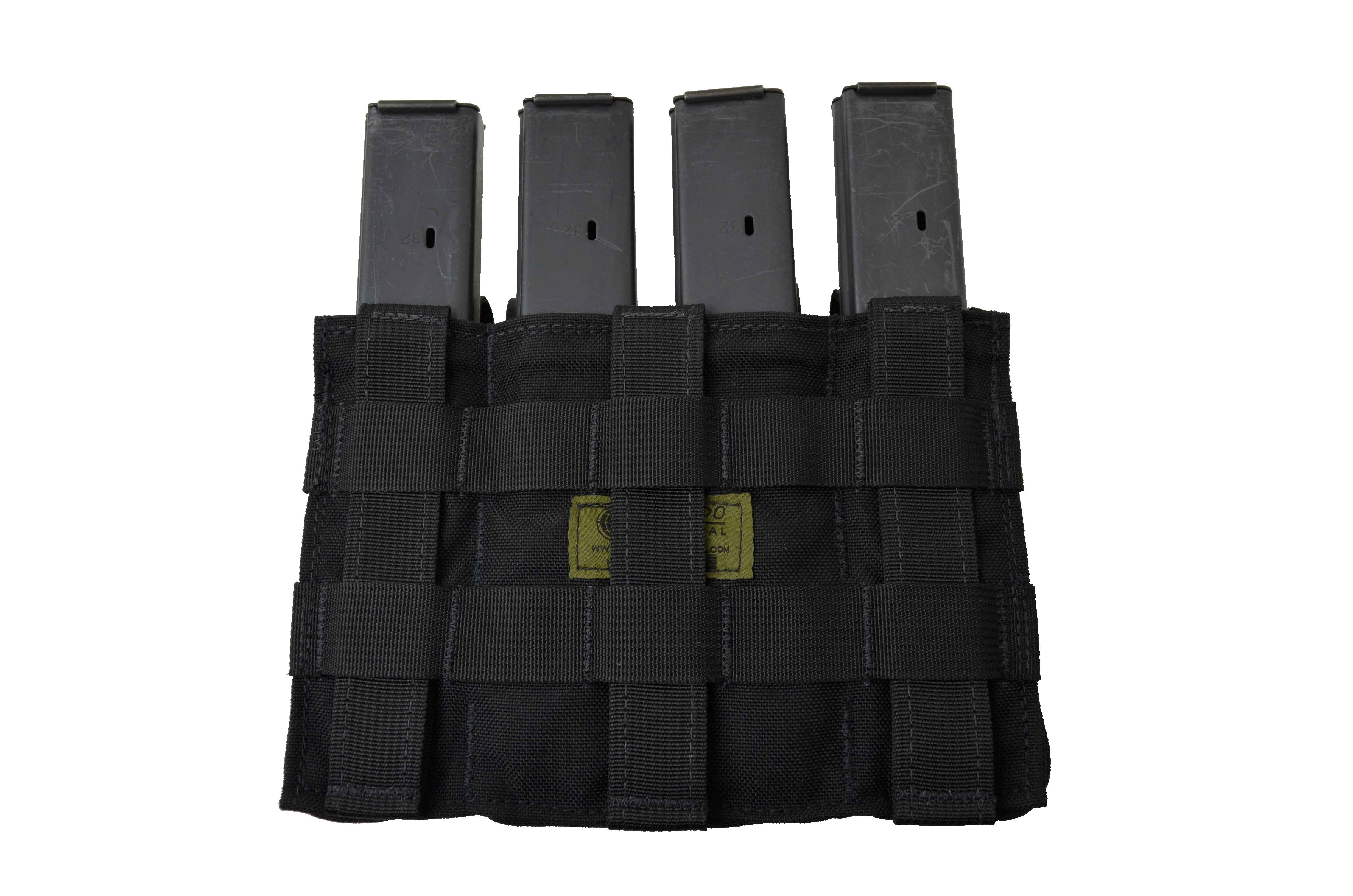 Krydex Tactical 9MM Pistol Magazine Pouch Double Pistol Mag Holder