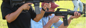 students in advanced carbine readiness class