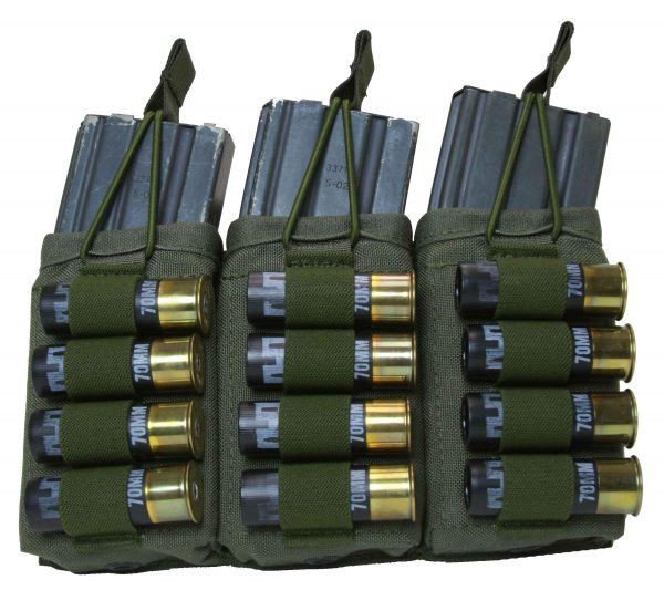 M4 / 12ga Shotgun Magazine Pouch - Triple