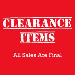 Clearance / Discontinued Items